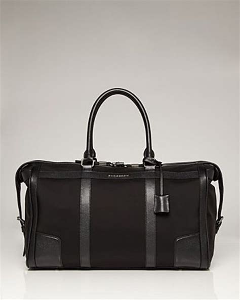 burberry black duffle bag|Burberry holdall bag.